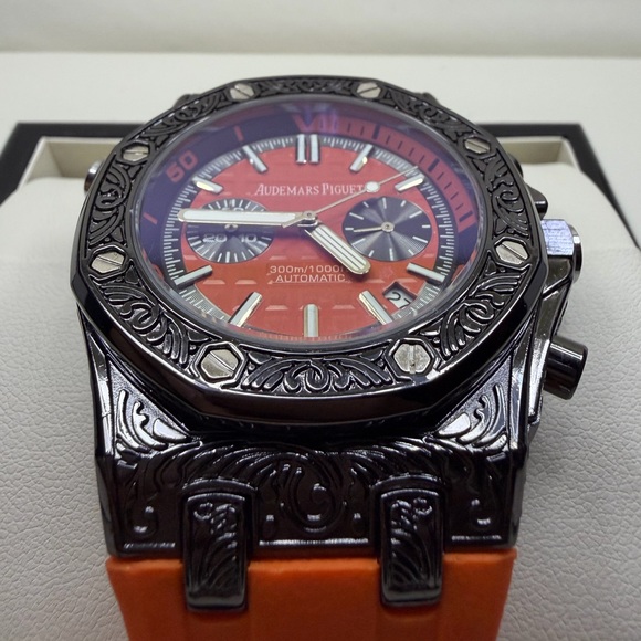 Audemars Piguet Red and Black Watch